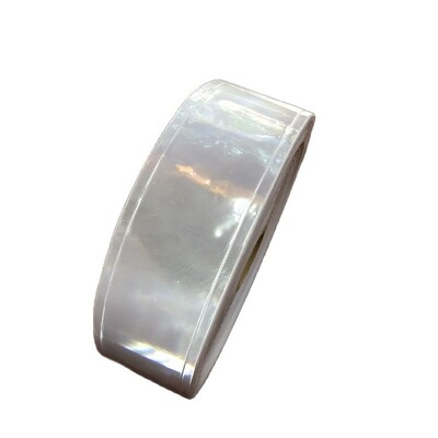 5cmx5m Material reflector de bandă reflectorizantă din PVC verde/alb fluorescent