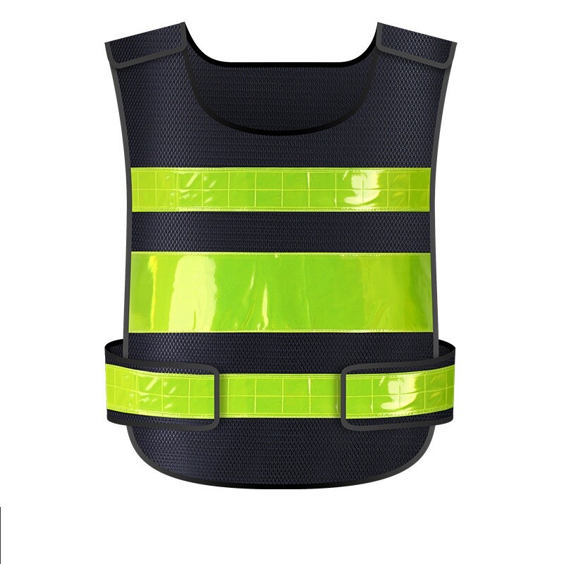 5cmx5m fluorescencinė žalia/balta PVC šviesą atspindinti įspėjamoji juosta reflektoriaus medžiaga