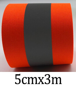 Bandă de avertizare 3M galben fluorescent și portocaliu fluorescent pentru cuserea hainelor de siguranță