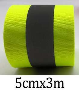 Bandă de avertizare 3M galben fluorescent și portocaliu fluorescent pentru cuserea hainelor de siguranță