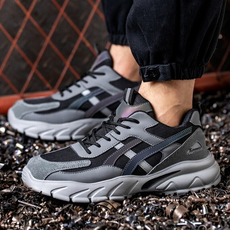 Muške zaštitne cipele Radne tenisice otporne na probijanje Lagane radne cipele Muške cipele s čeličnim prstima Zaštitne čizme Neuništive cipele