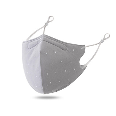 Mască de față cu imprimare pentru adulți, țesătură de bumbac respirabilă, mască lavabilă, unisex, reutilizare, măști rezistente la praf, decorare