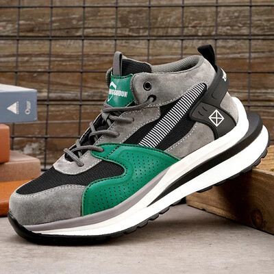 Υψηλής ποιότητας Fashion Work Boots 2023 Ανδρικά Αθλητικά Αθλητικά Αθλητικά Παπούτσια Ατσάλινο Καπάκι στα δάχτυλα Άφθορα Προστατευτικά Ανδρικά Υποδήματα