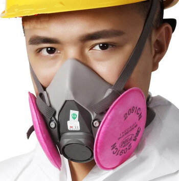 3M 6200 Gas Mask Gas-Proof Half Face Mask Series Συνδυασμός με 6001/2091/5n11 φίλτρα χημική οργανική προστασία