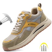 Zaštitne cipele s čeličnim nožnim prstima, otporne na udarce, muške, ženske, radne tenisice, muške zaštitne radne cipele otporne na probijanje, muške zaštitne neuništive cipele