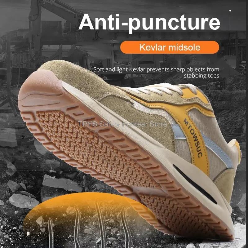 Zaštitne cipele s čeličnim nožnim prstima, otporne na udarce, muške, ženske, radne tenisice, muške zaštitne radne cipele otporne na probijanje, muške zaštitne neuništive cipele