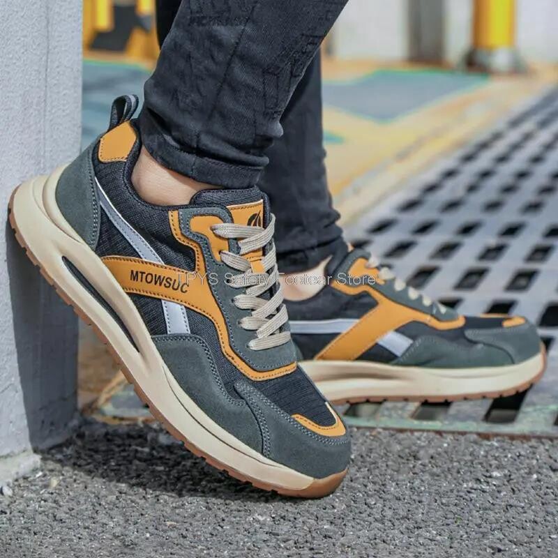 Zaštitne cipele s čeličnim nožnim prstima, otporne na udarce, muške, ženske, radne tenisice, muške zaštitne radne cipele otporne na probijanje, muške zaštitne neuništive cipele