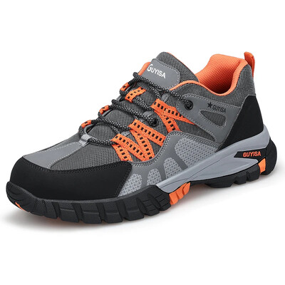 Νέα πάνινα παπούτσια εργασίας 2023 Ατσάλινα παπούτσια για τα δάχτυλα Ανδρικά παπούτσια ασφαλείας Παπούτσια εργασίας με προστασία από τρύπημα Μπότες Μόδα άφθαρτα υποδήματα Ασφάλεια