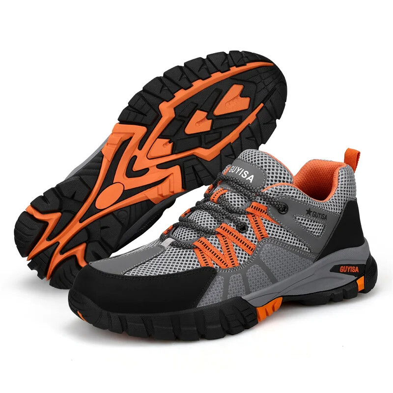 Νέα πάνινα παπούτσια εργασίας 2023 Ατσάλινα παπούτσια για τα δάχτυλα Ανδρικά παπούτσια ασφαλείας Παπούτσια εργασίας με προστασία από τρύπημα Μπότες Μόδα άφθαρτα υποδήματα Ασφάλεια