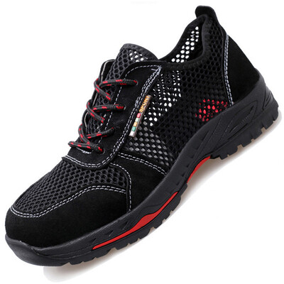 Καλοκαιρινά Ανδρικά Παπούτσια Ασφαλείας Anti-Smash Άφθορα παπούτσια Ανδρικά Γυναικεία Αθλητικά Παπούτσια Εργασίας από ελαφρύ ατσάλι