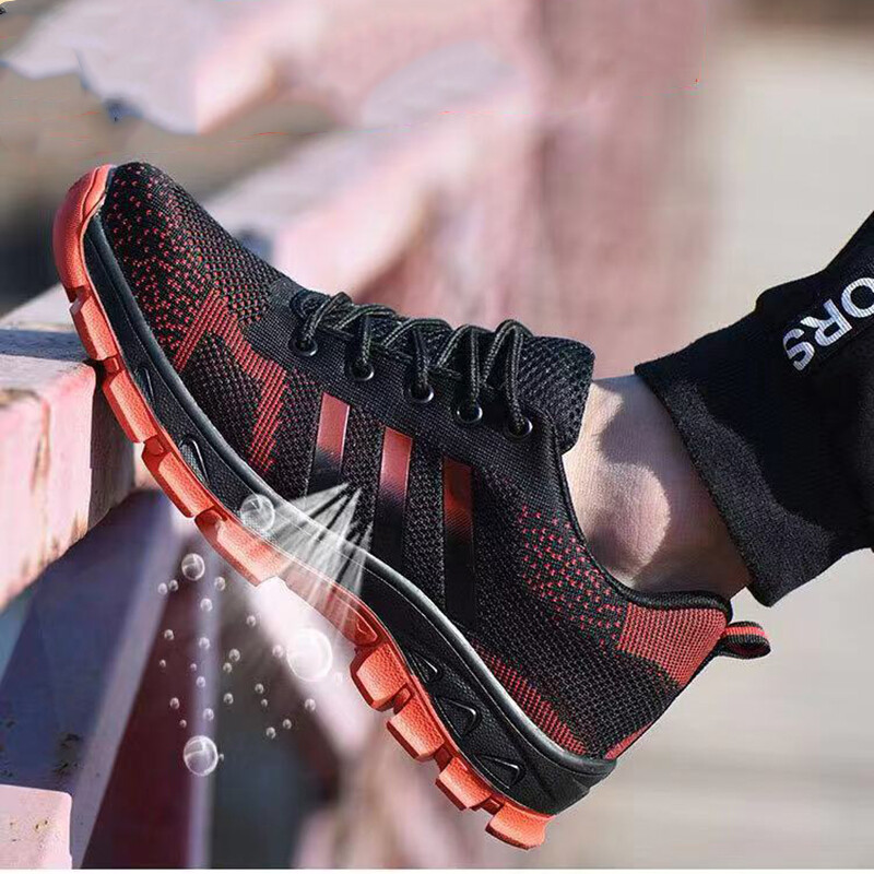 Unisex pánske bezpečnostné topánky s oceľovou špičkou, protišmykové topánky, nezničiteľné topánky