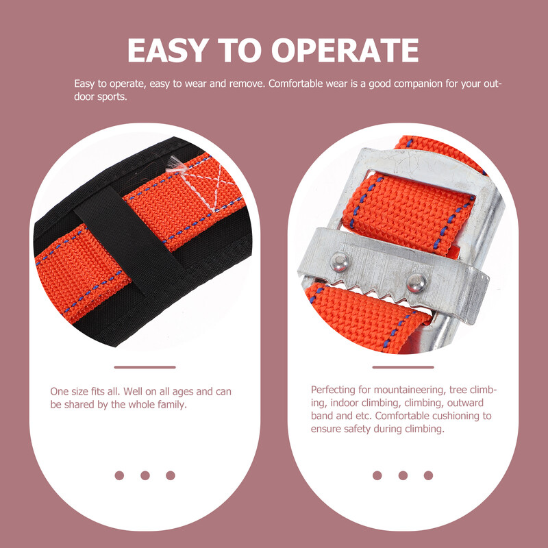 Saugos diržas Patvarus nešiojamas praktiškas saugos diržas nuo kritimo Saugos diržas Elektriko saugos diržas skirtas lauko elektrikui