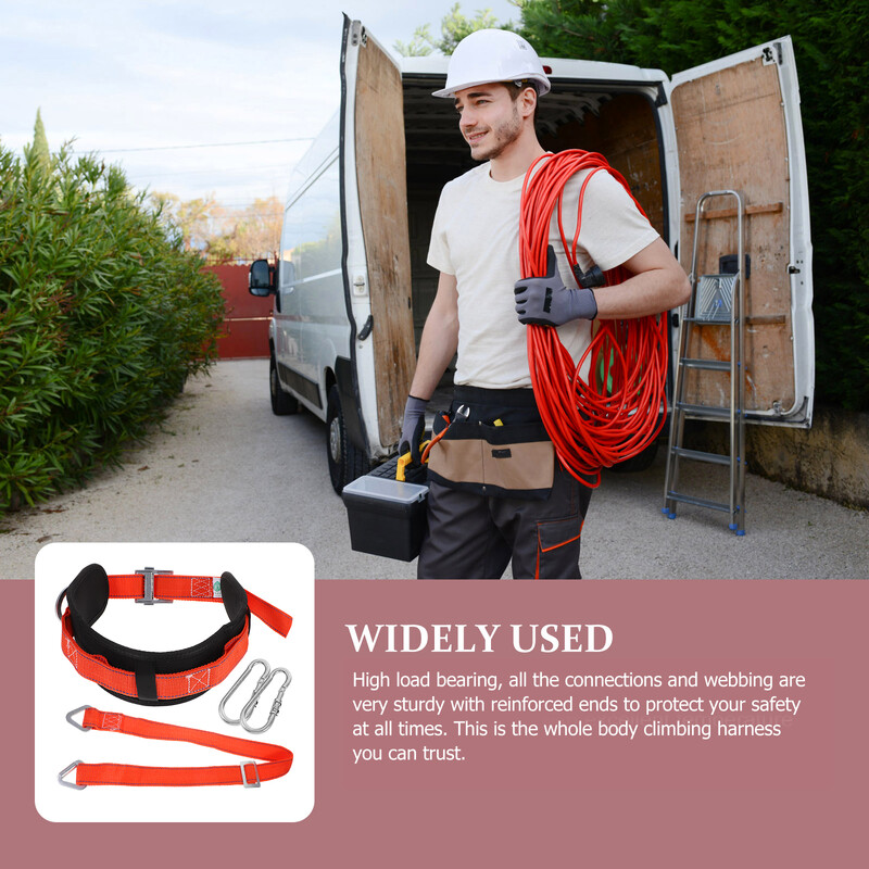 Saugos diržas Patvarus nešiojamas praktiškas saugos diržas nuo kritimo Saugos diržas Elektriko saugos diržas skirtas lauko elektrikui