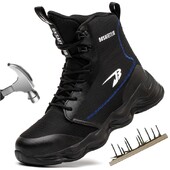 Μαύρα Ανδρικά Παπούτσια Ασφαλείας Εργασίας Ανδρικά Ανδρικά Ανδρικά Παπούτσια Εργασίας από Ατσάλινο Δάχτυλο Ανδρικά Ανδρικά Ανδρικά Παπούτσια Ελαφριάς Αναπνοής Κατασκευή Άφθορα