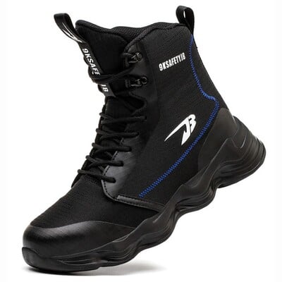 Μαύρα Ανδρικά Παπούτσια Ασφαλείας Εργασίας Ανδρικά Ανδρικά Ανδρικά Παπούτσια Εργασίας από Ατσάλινο Δάχτυλο Ανδρικά Ανδρικά Ανδρικά Παπούτσια Ελαφριάς Αναπνοής Κατασκευή Άφθορα