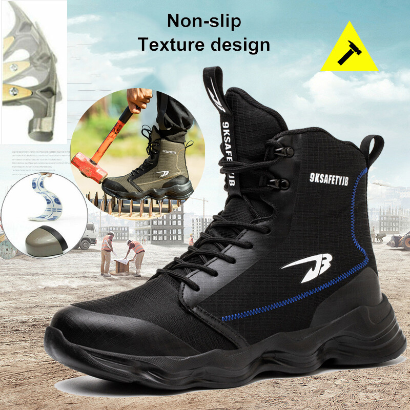 Μαύρα Ανδρικά Παπούτσια Ασφαλείας Εργασίας Ανδρικά Ανδρικά Ανδρικά Παπούτσια Εργασίας από Ατσάλινο Δάχτυλο Ανδρικά Ανδρικά Ανδρικά Παπούτσια Ελαφριάς Αναπνοής Κατασκευή Άφθορα