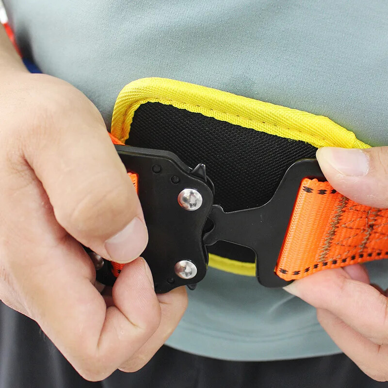 Επαγγελματικό εργαλείο Safety Outdoor Αναρρίχηση στη μέση Ζώνη ασφαλείας Σχοινί διάσωσης με προσαρμοζόμενη πόρπη Εξοπλισμός αναρρίχησης Acce