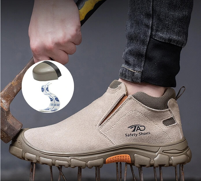 Vyriški apsauginiai batai suvirinimui Vyriški Apsauginiai darbo batai Nedūžtantys statybiniai batai Nepramušami Nesunaikinami batai Saugūs darbo batai