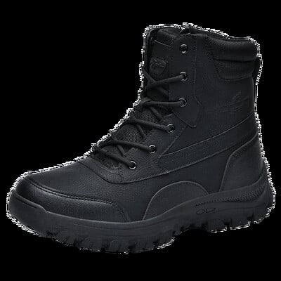 Pánske čižmy z roku 2024, nové topánky na platforme, outdoorové nepremokavé semišové pracovné pánske členkové čižmy, turistické bezpečnostné topánky, pánska športová obuv