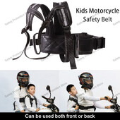 Laste mootorratta turvavöö Lapse reguleeritav peegeldav tagaistme käepideme rihm Mootorratta hingav kukkumisvastane rakmed