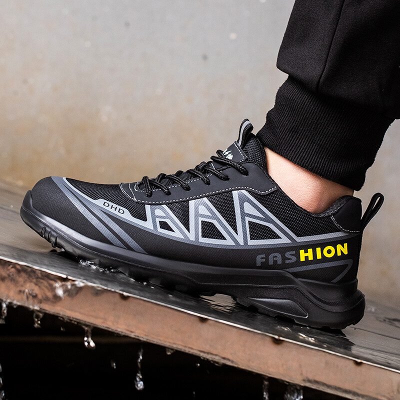 Darbo saugos batai Vyriški apsauginiai batai Apsauginiai batai, apsaugantys nuo smūgių, darbiniai batai, sportbačiai, avalynė, vyriški darbiniai batai, Nesunaikinami