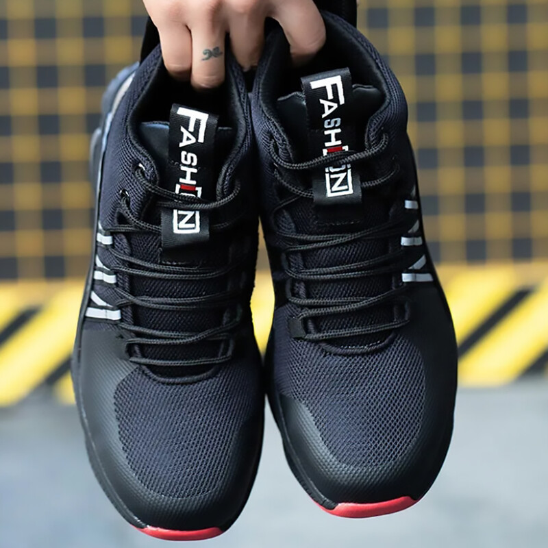 Παπούτσια ασφαλείας παπούτσια εργασίας ατσάλινα δάχτυλα ανδρικά μπότες εργασίας με προστασία από τρύπημα άφθαρτη ασφάλεια ελαφριά