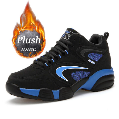 Žieminiai odiniai batai Vyriški Vandeniui atsparūs Vyriški sportbačiai Šilti žygiai Darbas Laisvalaikio batai Vyras Rudens Neslystantis Aukšta viršūnė Žygiai Sportas