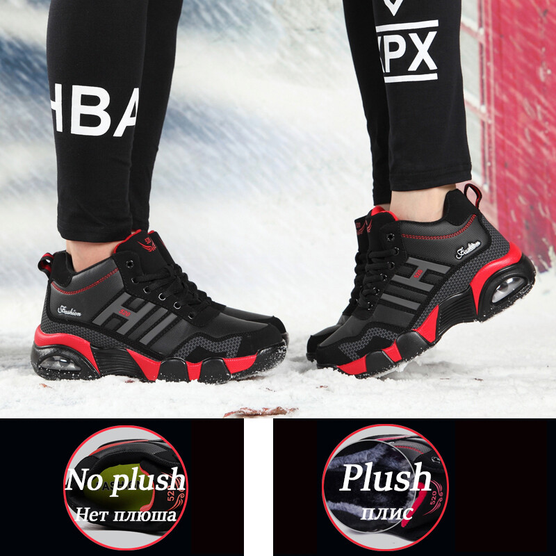 Žieminiai odiniai batai Vyriški Vandeniui atsparūs Vyriški sportbačiai Šilti žygiai Darbas Laisvalaikio batai Vyras Rudens Neslystantis Aukšta viršūnė Žygiai Sportas