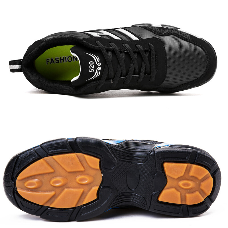 Žieminiai odiniai batai Vyriški Vandeniui atsparūs Vyriški sportbačiai Šilti žygiai Darbas Laisvalaikio batai Vyras Rudens Neslystantis Aukšta viršūnė Žygiai Sportas