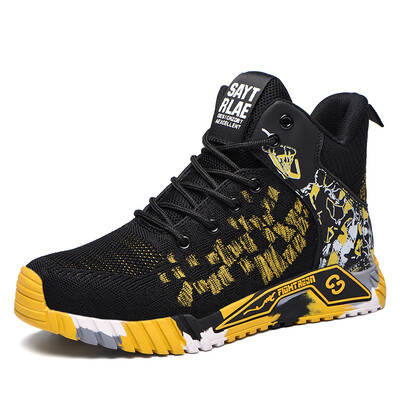 Παπούτσια ασφαλείας Man for Work Μπότες ασφαλείας Steel Toe Work Sneakers Αντιδιατρητικά παπούτσια εργασίας Fashion High Top Άφθαρτα παπούτσια