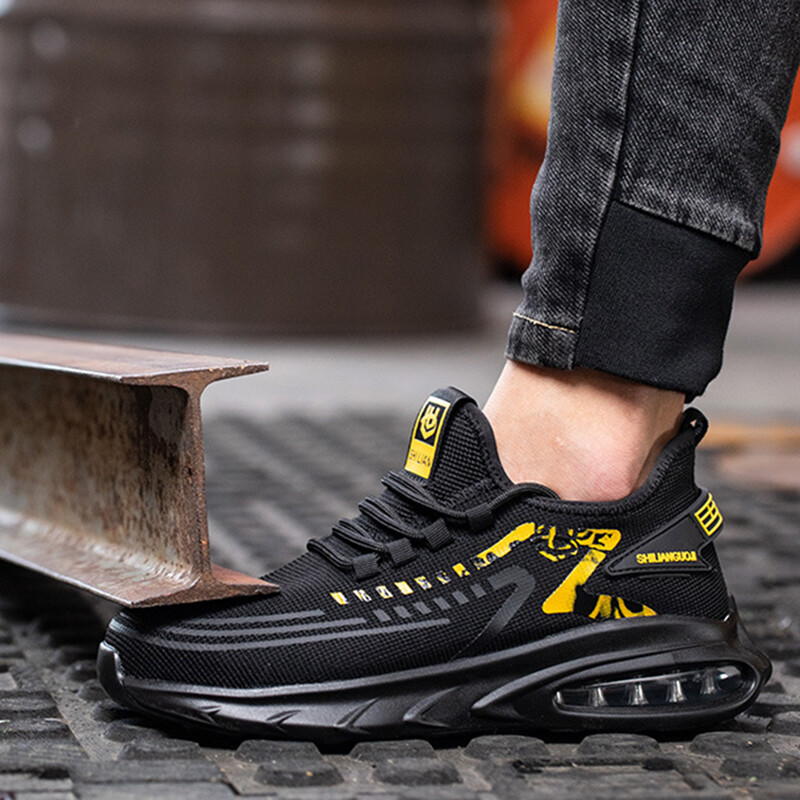 Μόδα ανδρικά αθλητικά μπότες εργασίας Παπούτσια ασφαλείας με προστασία από τρύπημα Ατσάλινα παπούτσια ασφαλείας Προστατευτικά παπούτσια άφθαρτα παπούτσια