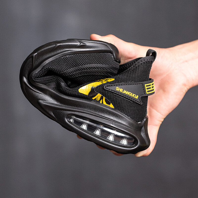 Μόδα ανδρικά αθλητικά μπότες εργασίας Παπούτσια ασφαλείας με προστασία από τρύπημα Ατσάλινα παπούτσια ασφαλείας Προστατευτικά παπούτσια άφθαρτα παπούτσια