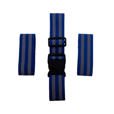 Fényvisszaverő szalagok Elasztikus karszalag Csuklópánt Boka lábpántok Biztonsági fényvisszaverő szalag pántok éjszakai kocogáshoz gyalog kerékpározáshoz