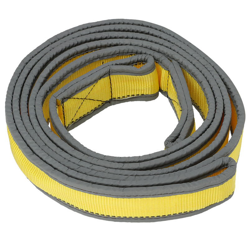 ZK30 8 tone de înaltă rezistență pentru remorcă de mașină curea de remorcare pentru recuperare frânghie cu cârlige în formă de U curea de siguranță