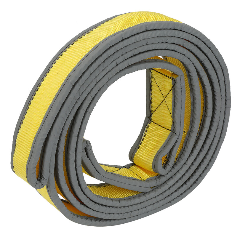 ZK30 8 tone de înaltă rezistență pentru remorcă de mașină curea de remorcare pentru recuperare frânghie cu cârlige în formă de U curea de siguranță