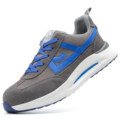 Παπούτσια εργασίας που αναπνέουν Ανδρικά παπούτσια ασφαλείας από ατσάλινα δάχτυλα κατά του μαχαιριού Ανδρικά παπούτσια εργασίας ασφαλείας Γυναικεία άφθαρτα παπούτσια