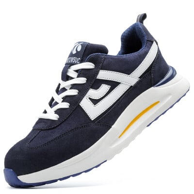 Παπούτσια εργασίας που αναπνέουν Ανδρικά παπούτσια ασφαλείας από ατσάλινα δάχτυλα κατά του μαχαιριού Ανδρικά παπούτσια εργασίας ασφαλείας Γυναικεία άφθαρτα παπούτσια