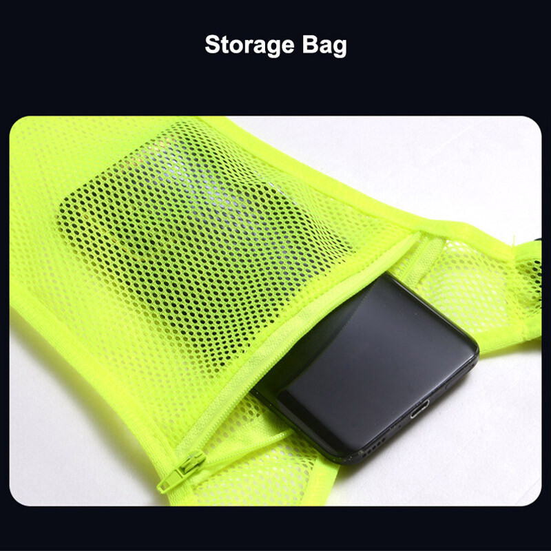 Esiletõstmine helkurrihm öine ehitustöö õues jooksmine reguleeritav turvavest Multifunktsionaalne elastne õlarihm