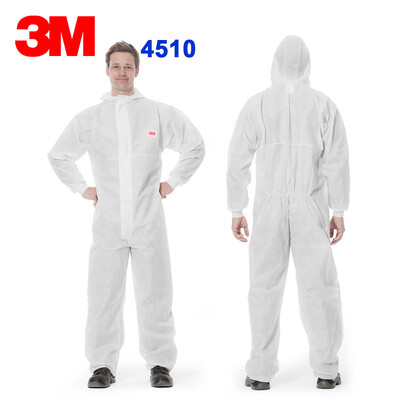 3M 4510 viengabalains aizsargapģērbs ar kapuci, pretdaļiņu šķidra izsmidzināma pesticīdu krāsa, mājsaimniecības tīrīšanas apģērbs