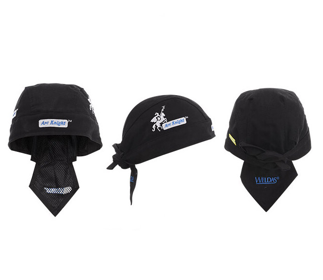 Eșarfă pentru sudare ignifugă FR Bumbac Pălării pentru sudor Cască lavabilă ignifugă Arc Knight