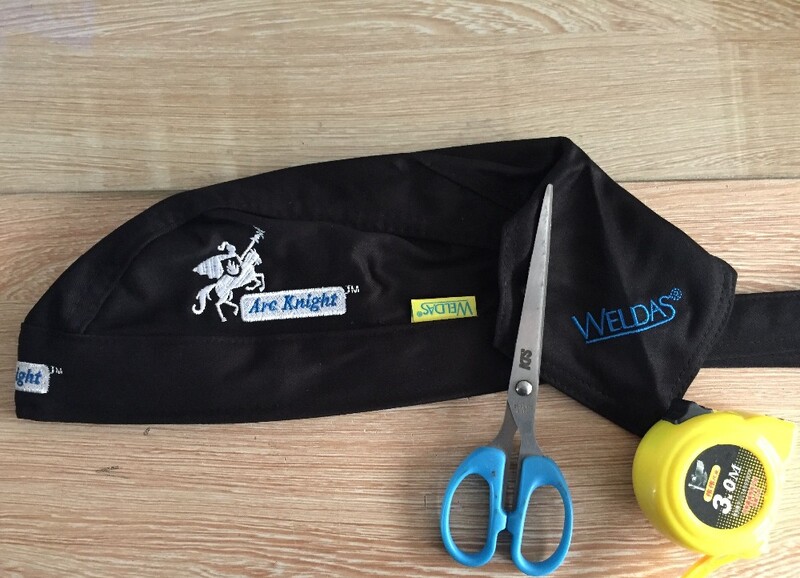 Eșarfă pentru sudare ignifugă FR Bumbac Pălării pentru sudor Cască lavabilă ignifugă Arc Knight