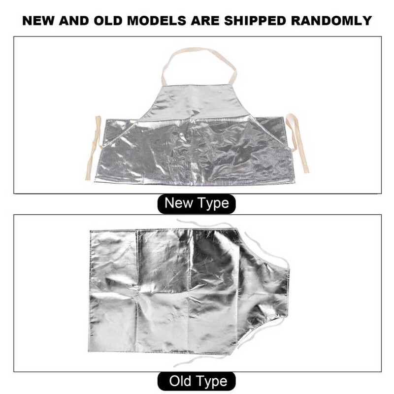 1000 °C hőálló kötény Alumínium fólia hőszigetelő kötény Anti és forrázásgátló tűzgátló védőruházat