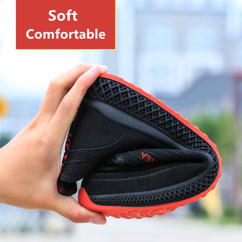 Pantofi de siguranță respirabili pentru bărbați, cu vârf de oțel, cizme de lucru pentru industrie, pantofi indestructibili pentru bărbați, pantofi de lucru rezistenti la perforare