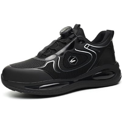 Αδιάβροχα παπούτσια ασφαλείας Ανδρικά πάνινα παπούτσια εργασίας με περιστρεφόμενο κουμπί Ανδρικά παπούτσια εργασίας που αναπνέουν κατά του σπασίματος Ανδρικά παπούτσια εργασίας με μαξιλάρι αέρα Ατσάλινα παπούτσια για δάχτυλα