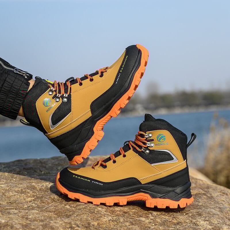 Άφθαρτες μπότες εργασίας ΑΝΔΡΙΚΟΥ ΚΑΙ ΓΥΝΑΙΚΕΙΟΥ στυλ Αδιάβροχα αθλητικά παπούτσια εργασίας Ατσάλινες μπότες για τα δάχτυλα Παπούτσια προστασίας κατά της διάτρησης