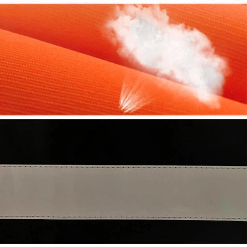 Vestă reflectorizantă din material Oxford de înaltă vizibilitate cu mai multe buzunare Logo personalizat pentru vestă reflectorizantă pentru călărie de noapte