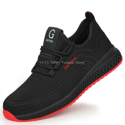 Tööjalatsid Meeste Naised Terasest varbaga turvajalatsid Hingavad kerged töötossud Torkevastased hävimatud jalanõud Töösaapad