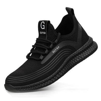 Tööjalatsid Meeste Naised Terasest varbaga turvajalatsid Hingavad kerged töötossud Torkevastased hävimatud jalanõud Töösaapad