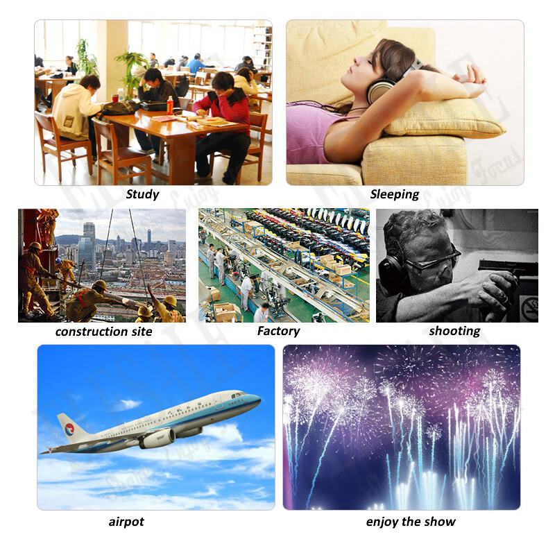 Αντιθορυβικές ωτοασπίδες κεφαλής Πτυσσόμενο προστατευτικό αυτιού SNR-35dB για παιδιά/ενήλικες Μελέτη ύπνου Εργασία Σκοποβολή Ασφαλής προστασία ακοής