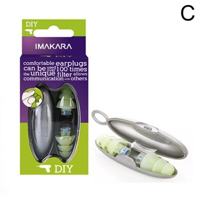 Trokšņu samazināšanas ausu aizbāžnis pret sasitumu novēršanu darbam miega režīmā Pētījums pret krākšanu miega aizsargs, skaņas necaurlaidīgs pārnēsājams ausu aizbāžnis